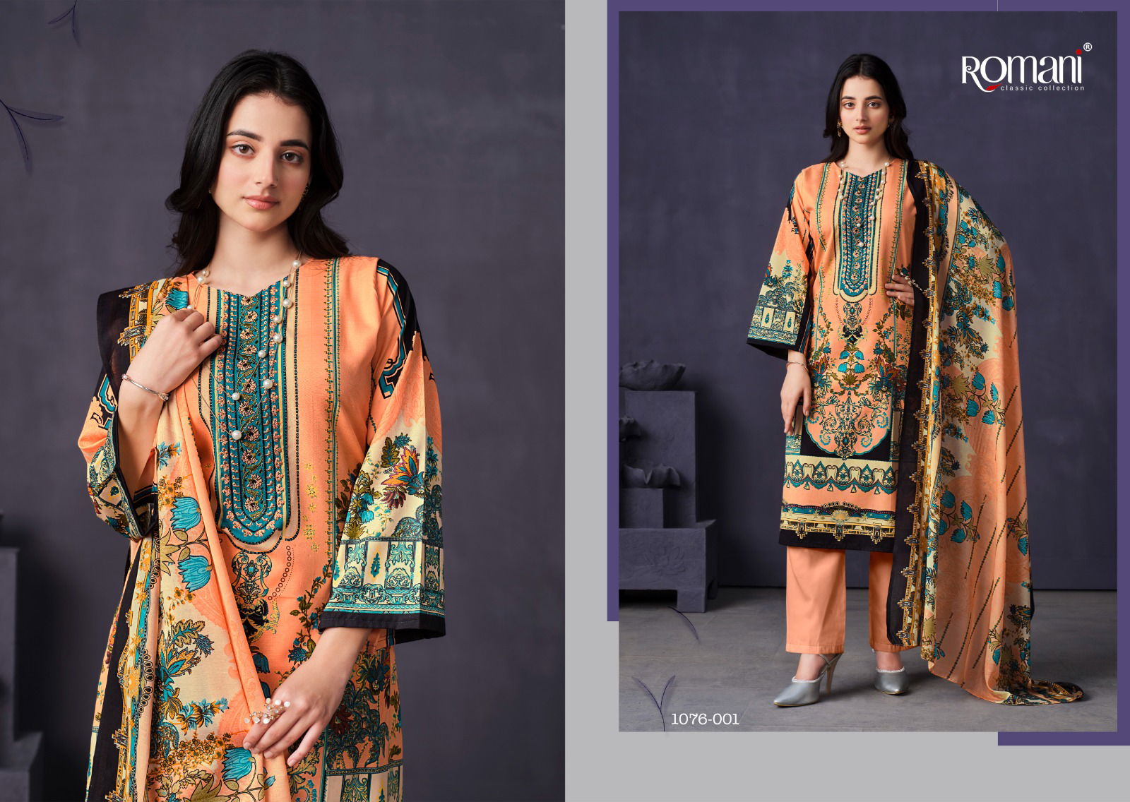 Mareena Vol 12 By Romani Cotton Dress Material Catalog